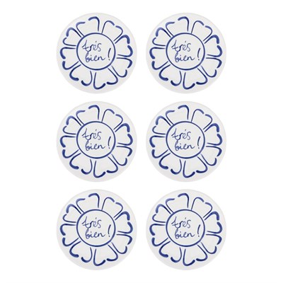 The Mia Palma Pasta Tabağı 6lı Set 19 Cm
