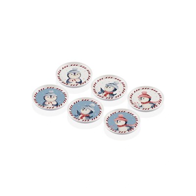 The Mia Penguin Çerezlik 6 Parça 10 Cm New018
