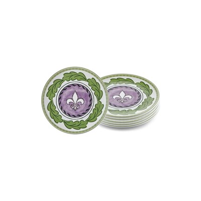 The Mia Provence Lavanta Pasta Tabağı 6lı Set 19 Cm Prc001