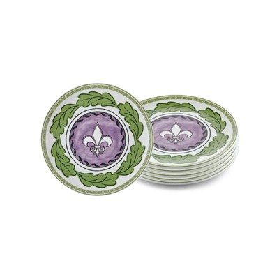 The Mia Provence Lavanta Pasta Tabağı 6lı Set 19 Cm Prc001