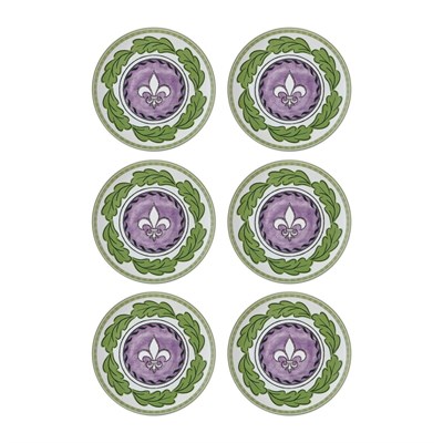 The Mia Provence Lavanta Pasta Tabağı 6lı Set 19 Cm Prc001