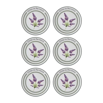 The Mia Provence Lavanta Pasta Tabağı 6lı Set 19 Cm Prc002