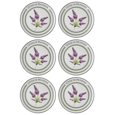 The Mia Provence Lavanta Servis Tabağı 6lı Set 26 Cm Prc04