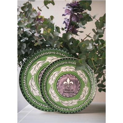 The Mia Provence Lavanta Servis Tabağı 6lı Set 26 Cm Prc03