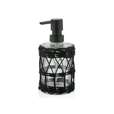 The Mia Rattan Sıvı Sabunluk Siyah 330 Ml