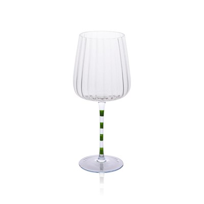 The Mia Şarap Kadehi Mor Yeşil 500 Ml