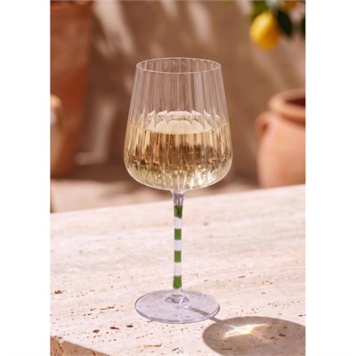 The Mia Şarap Kadehi Mor Yeşil 500 Ml
