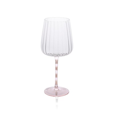 The Mia Şarap Kadehi Pembe Beyaz 500 Ml