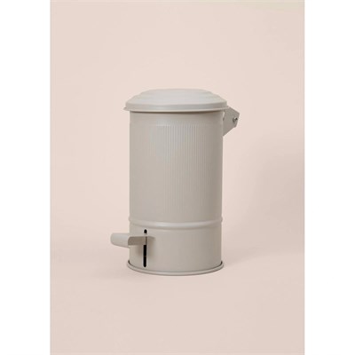 The Mia Stripe Mutfak Ve Banyo Çöp Kovası Bej 5 Lt
