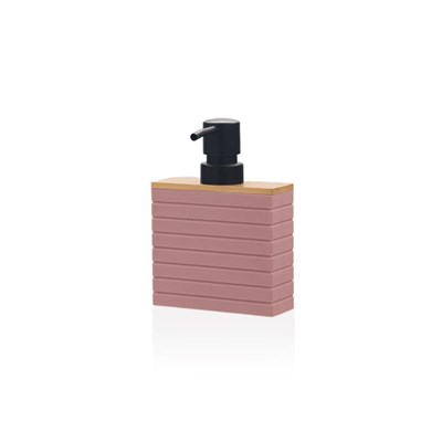 The Mia Stripe Sıvı Sabunluk Pembe