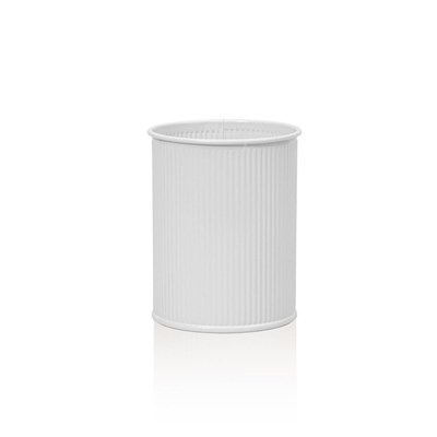 The Mia Stripe Tezgah Üstü Kaşıklık Beyaz 13x11 Cm