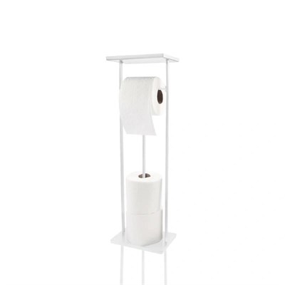 The Mia Tepsili Tuvalet Kağıdı Standı Beyaz 54x15x12 Cm
