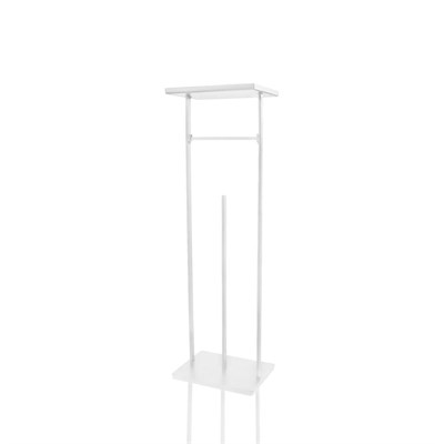 The Mia Tepsili Tuvalet Kağıdı Standı Beyaz 54x15x12 Cm