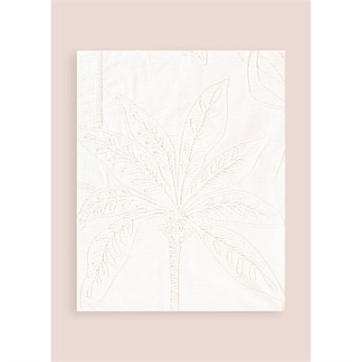 The Mia Throw Koltuk Şalı Püsküllü Krem 170x130