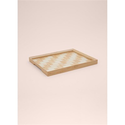 The Mia Wicker Bambu Tepsi 31x25 Cm Tps0066