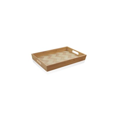The Mia Wicker Bambu Tepsi 33x23 Cm Tps0074