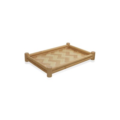 The Mia Wicker Bambu Tepsi 36x25 Cm Tps0072