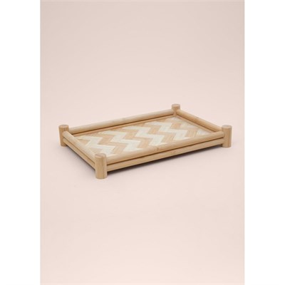 The Mia Wicker Bambu Tepsi 36x25 Cm Tps0072
