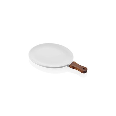 The Mia Woody Porselen Servis 34x21 Cm
