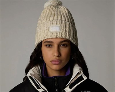 THE NORTH FACE Erkek Cozy Chunky Cabin Bere, Gardenia Beyaz/Gravel/K, Tek Beden