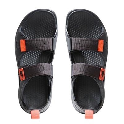 The North Face Kirpi III Sandalet - Erkek, Asfalt Gri Retro Turuncu, 10