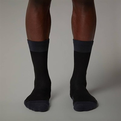 The North Face Trail Run Crew Unisex Siyah Koşu Çorabı