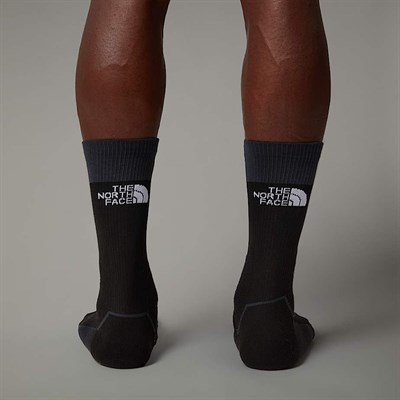 The North Face Trail Run Crew Unisex Siyah Koşu Çorabı