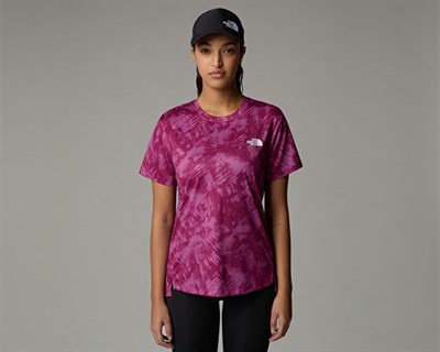 The North Face W Flex S/S Tee Reg Aop Kadın Antrenman Tişörtü NF0A8BQG85N1 Pembe