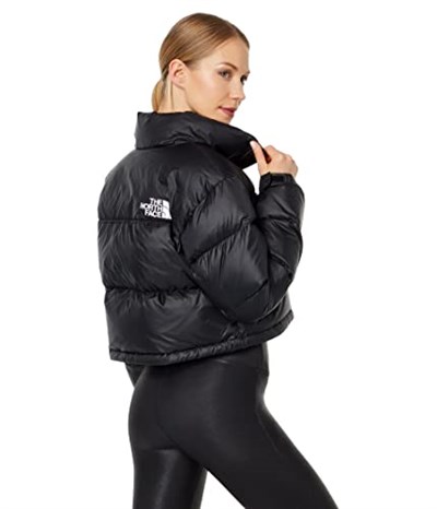 The North Face W Nuptse Short Kadın Outdoor Montu (700 Dolgu Kaz Tüyü) NF0A5GGEKX71 Siyah