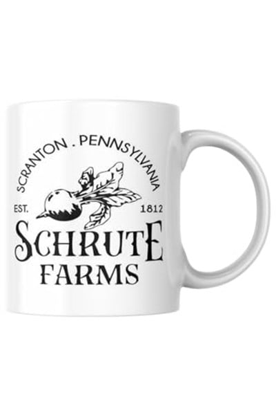 The Office TV Dizisi Dwight Schrute Farms Seramik Kupa Bardak