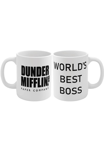 The Office Tv Series Worlds Best Boss Baskılı Kupa Bardak HSPLİNM-4468