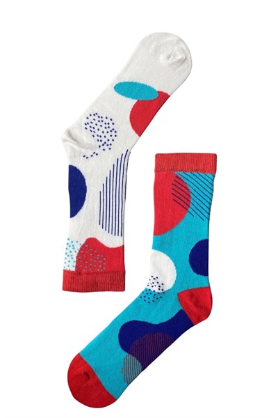 The Socks Company Soyut Desenli Kadın Çorap