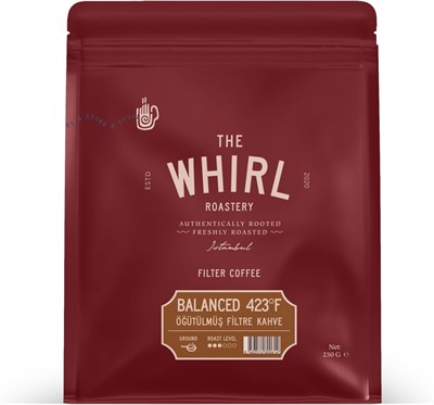 THE WHIRL Filtre Balanced 423°F Öğütülmüş 250 g