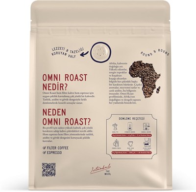THE WHIRL Omni Roast East Africa Çekirdek 500 g