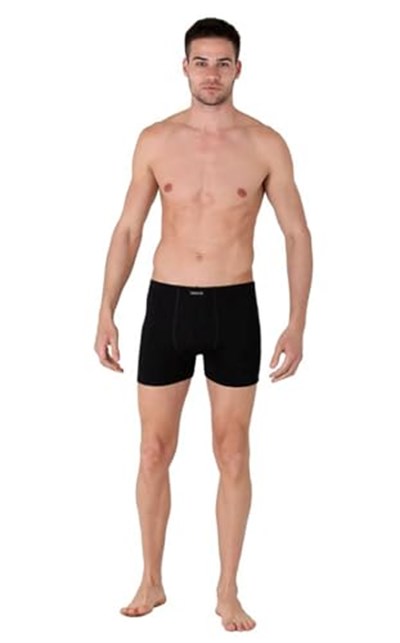 Thermoform Bambu Erkek Şort Siyah 3lü Paket - Bedenler: 2XL, S, M, L, XL