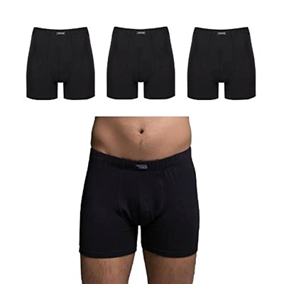 Thermoform Bambu Erkek Şort Siyah 3lü Paket
