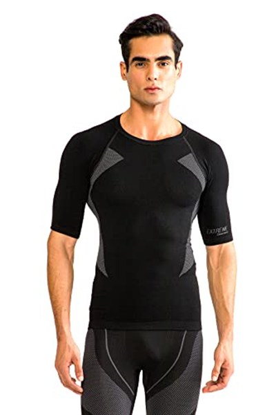 Thermoform Extreme PP Erkek Seamless Termal Tişört SİYAH