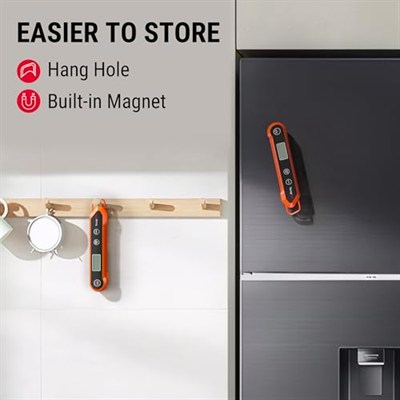 ThermoPro TP03H Su Geçirmez Katlanabilir Hızlı Sonuç Gıda Pişirme Termometresi