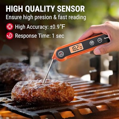 ThermoPro TP03H Su Geçirmez Katlanabilir Hızlı Sonuç Gıda Pişirme Termometresi