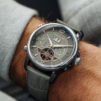 Thomas Earnshaw Deri Kayışlı Erkek 42mm Marylebone Otomatik Saat ES-8177