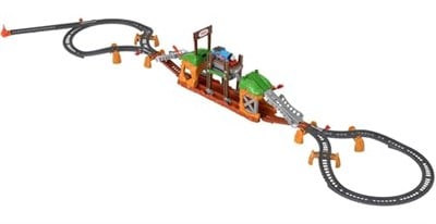 THOMAS & FRIENDS Fisher-Price ve Arkadaşları Yürüyen Köprü Tren Seti, Okul Öncesi Çağdaki Çocuklar İçin Motorlu Tren İçeren Oyun Seti GHK84