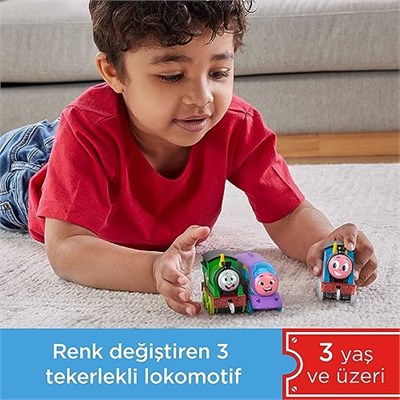 Thomas ve Arkadaşları Renk Değiştiren 3lü Küçük Trenler HNP82