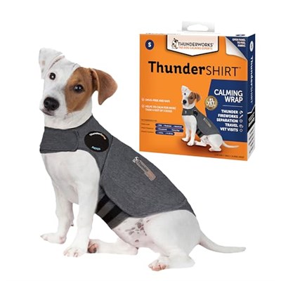 ThunderShirt Klasik Köpek Anksiyete Ceketi, Heather Gri, Small - Seçenekler: Medium (Pack of 1), X Small (8-14 lbs), Large (41-64 lbs)...