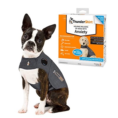 ThunderShirt Köpekler için, X Small, Heather Gray Classic - Köpek Anksiyete Giderici Sakinleştirici Yelek - Seçenekler: Medium (Pack of 1), X Small (8-14 lbs), Large (41-64 lbs)...
