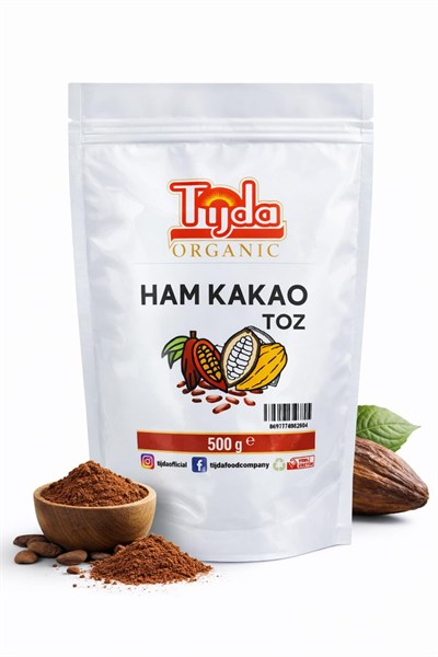 Tijda Ham Kakao Toz Glutensiz,Vegan 500 Gr