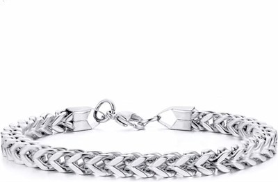 Tilki Kuyruğu Klasik Model Gold Kararmaz Çelik Erkek Bileklik…