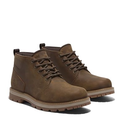 Tımberland Britton Road Mid Lace Up Waterproof Chuk Erkek Günlük Bot TB0A69TWEM61 Kahverengi