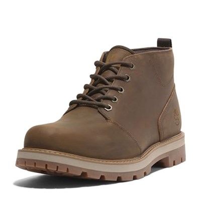 Tımberland Britton Road Mid Lace Up Waterproof Chuk Erkek Günlük Bot TB0A69TWEM61 Kahverengi