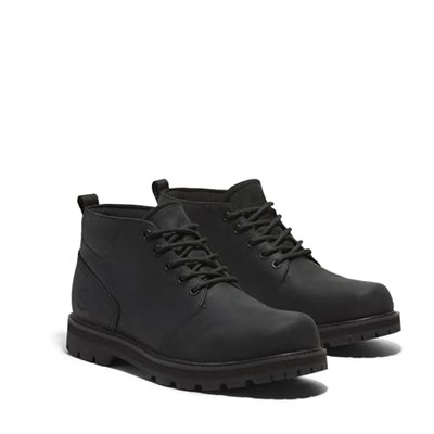 Tımberland Britton Road Mid Lace Up Waterproof Chuk Erkek Günlük Bot TB0A69TWW021 Siyah