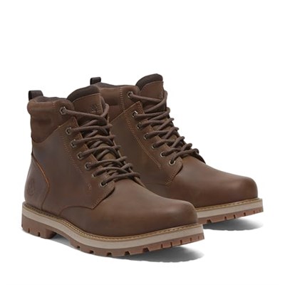 Tımberland Britton Road Mid Lace Up Waterproof Boot Erkek Günlük Bot TB0A69UHEM61 Kahverengi